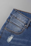 Jeans jeans retos rasgados com retalhos de rua casuais (5 cores)