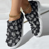 Casual Patchwork Round Comfortable Shoes