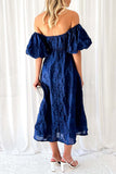 Sweet Elegant Solid Fold Off the Shoulder A Line Dresses