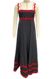 Casual Ripple Patchwork Contrast Sling Dresses(7 Colors)