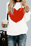 Suéteres com estampa de rua, gola redonda, cintura média (4 cores)