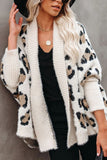 Tops de patchwork de leopardo de la calle de moda