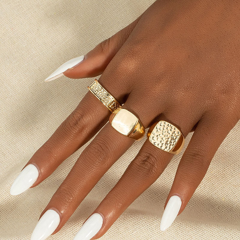 Fashion Daily Solid Rings
