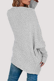 Suéter casual sólido com bolso e decote em V (8 cores)