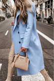 Prendas de abrigo con cuello vuelto y botones elegantes a la moda (5 colores)