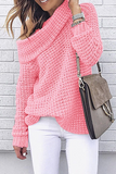 Suéter casual sólido com ombros de fora (5 cores)