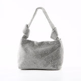 Fashion Solid Rhinestone Patchwork Bags