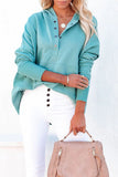 Casual Stylish Solid Pocket Buckle Hooded Collar Tops(14 Colors)