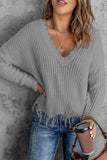 Fashion Lovely Tassel V Neck Sweaters(8 Colors)