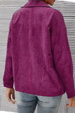 Prendas de abrigo con cuello vuelto y retazos lisos (10 colores)