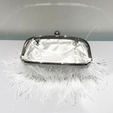 Daily Party Patchwork Feathers Pearl Bags
