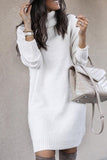 Casual Solid Color Turtleneck Sweaters(6 Colors)