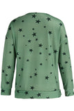 Casual The Stars Patchwork Zipper Collar Tops (8 cores)