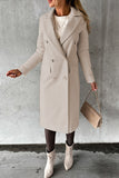 Elegant Solid Buttons Turndown Collar Outerwear(8 Colors)