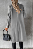 Elegant Solid Buttons Turndown Collar Outerwear(8 Colors)
