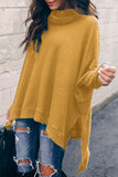 Suéteres casuales de cuello alto de color sólido (5 colores)