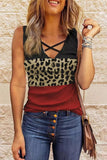 Camisetas informales con cuello en V y estampado de leopardo callejero (3 colores)