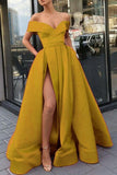 Elegant Formal Solid Slit V Neck Evening Dress Dresses(12 Colors)