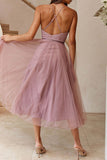 Sweet Elegant Solid V Neck Princess Dresses(8 Colors)