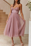 Sweet Elegant Solid V Neck Princess Dresses(8 Colors)