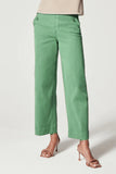 Pantalones informales de color liso, rectos, sueltos, de cintura alta, de retazos lisos (10 colores)