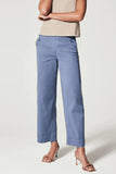 Pantalones informales de color liso, rectos, sueltos, de cintura alta, de retazos lisos (10 colores)