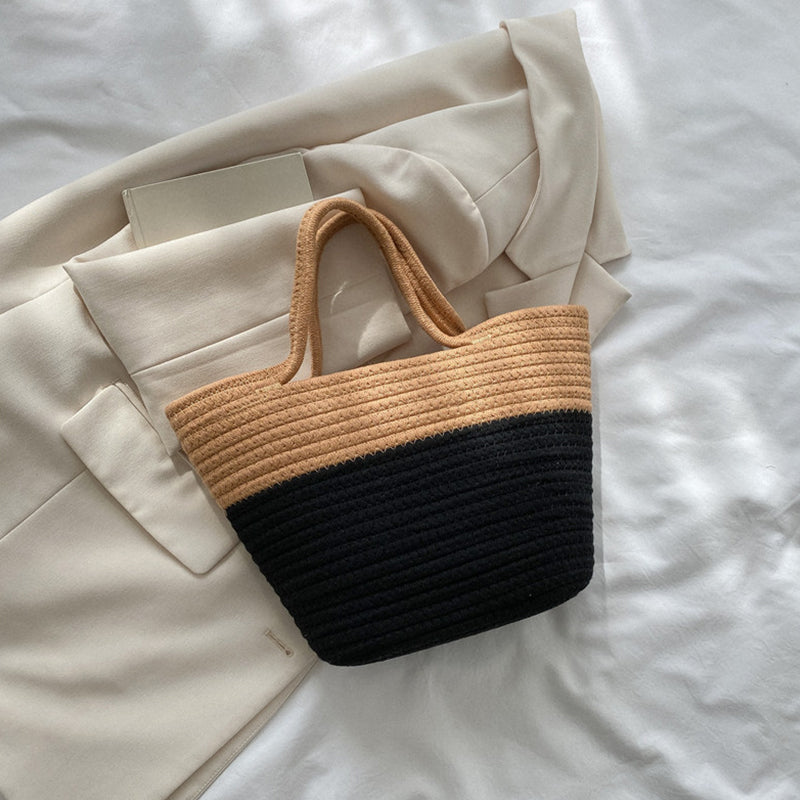 Casual Color Block Contrast Bags