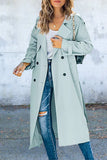 Work Solid Patchwork Turndown Collar Outerwear(6 Colors)