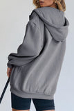 Ropa deportiva informal Sólido Bolsillo Cuello con capucha Prendas de abrigo