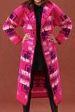 Prendas de abrigo con cuello con capucha y estampado geométrico elegante (6 colores)