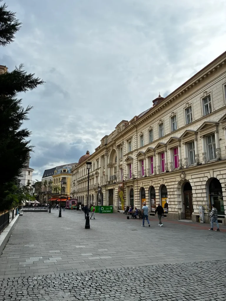 The historic center of Bucharest