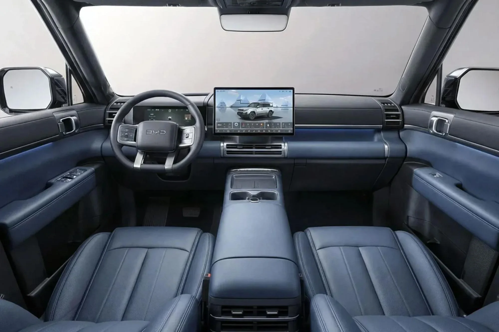 BYD Ti7, the new hybrid SUV that competes with the Defender in the local car market