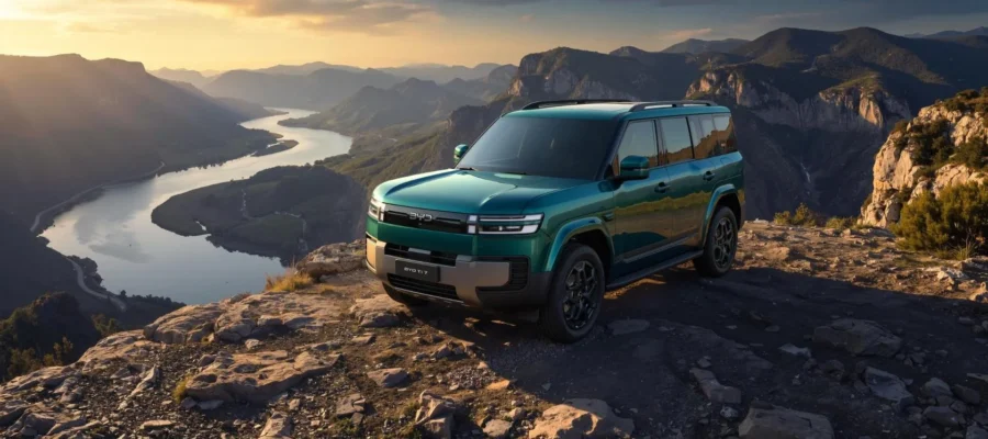 BYD Ti7, the new hybrid SUV that competes with the Defender in the local car market