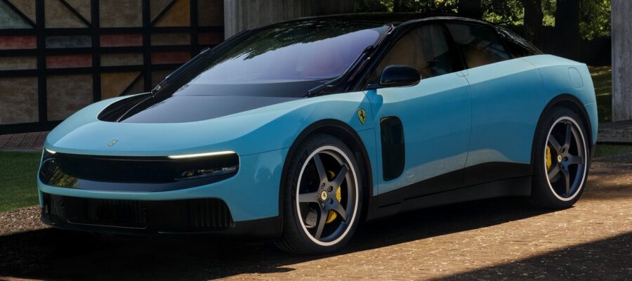 The Ferrari Luce launched, the first electric model with 1,050 horsepower and a range of 530 km