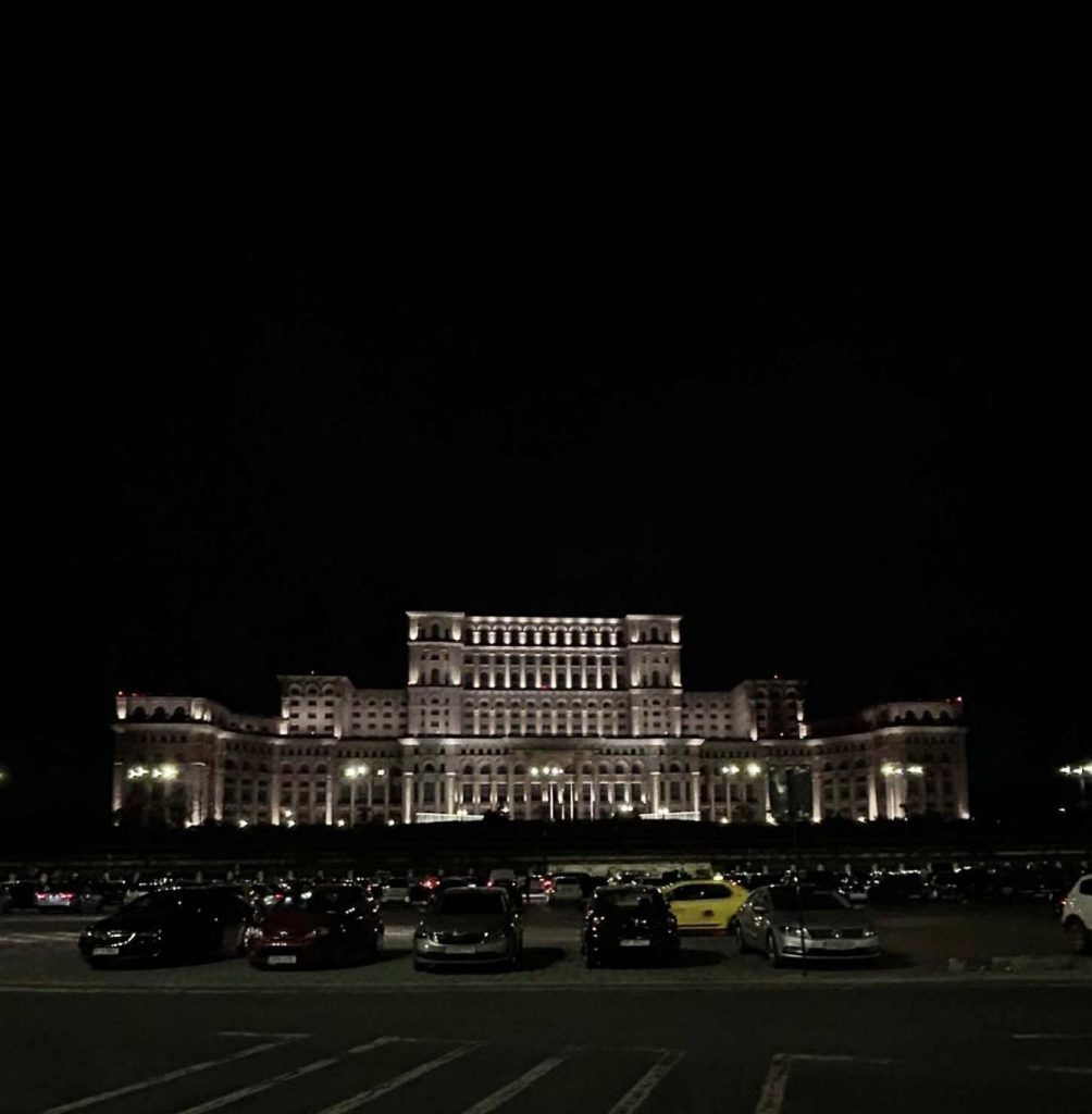 The Palace of Parliament in Bucharest