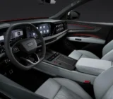 The first images of the interior of the new Audi Q9 and its automatically opening doors