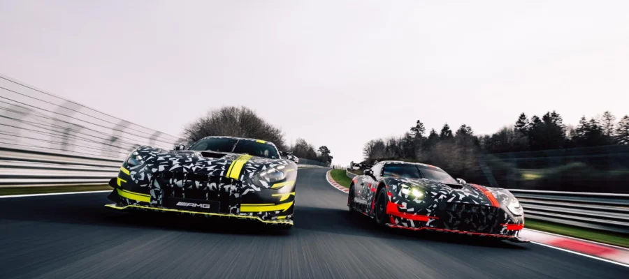 The first official images of the new Mercedes-AMG GT Black Series in Romania